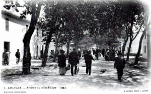 Ain-Taya - Arrivee du Train d'Alger - 1911